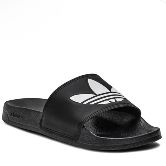 Adidas Adilette Lite Slide Sandal | Black/White | NEW in BOX! N🖤 - Picture 1 of 9